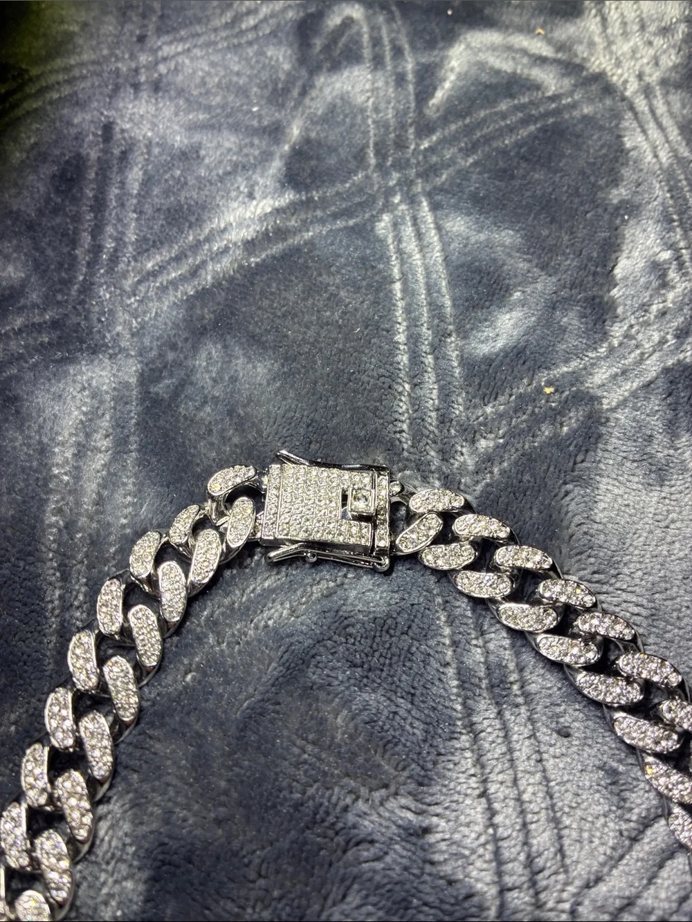 ICED OUT Ski Mask Pendant on a ICED OUT Cuban Link 20 inch Necklace